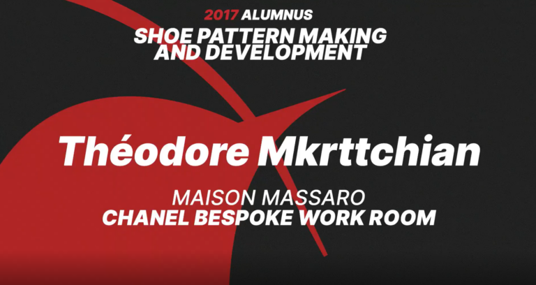 Théodore Mkrttchian Maison Massaro/Chanel bespoke (2017 Alumnus Arsutoria School)